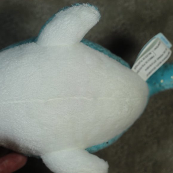 YooHoo Friends 7" Narwhal & 5" Num Nom Fuzzy Blue Unicorn Plush Toys - Picture 8 of 8